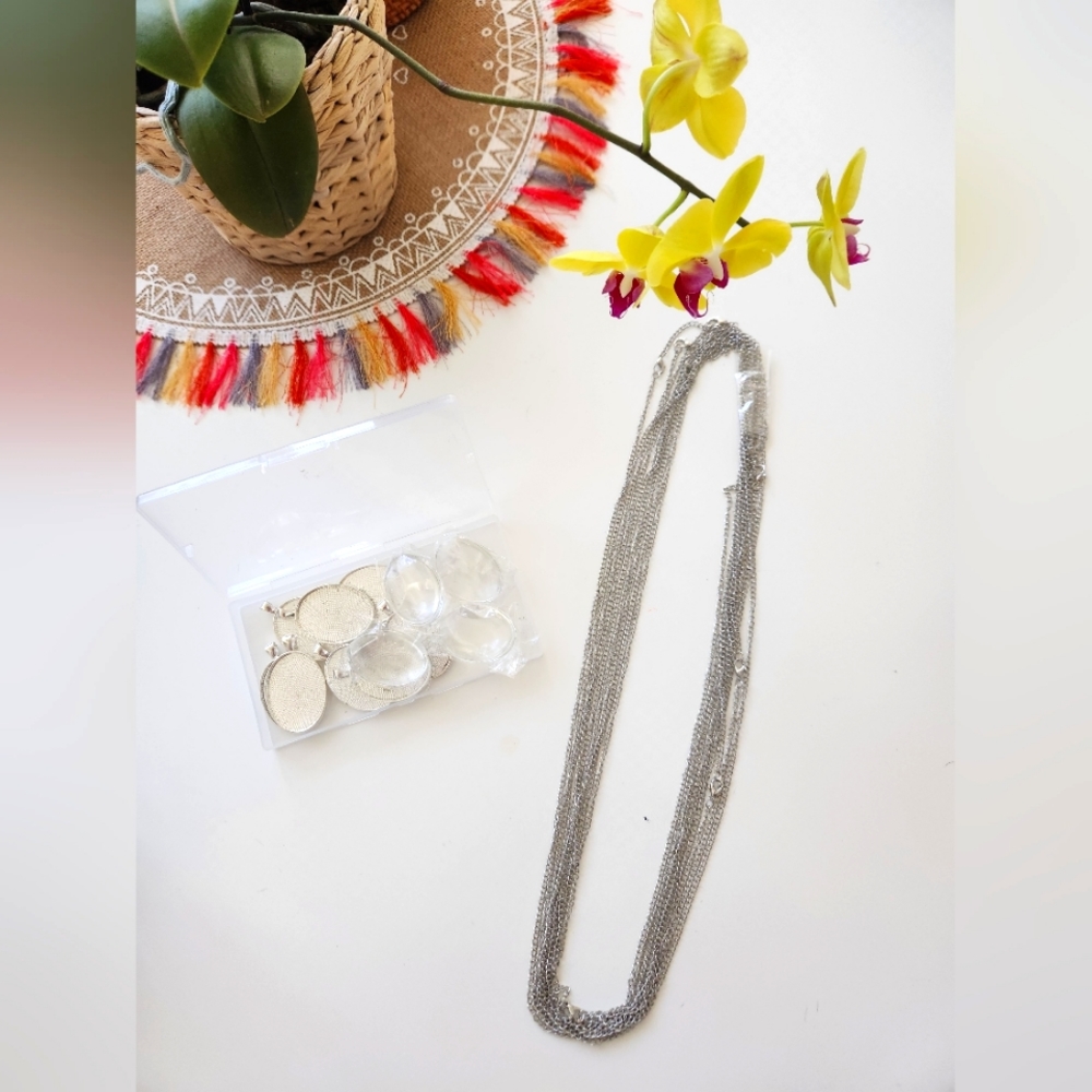 Bezel pendant glass for jewelry making